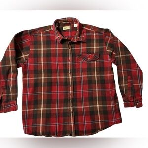 L.L.Bean men's long-sleeve button-up flannel  - Size XL